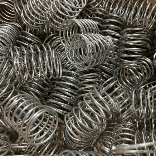 Zinc plated compression springs